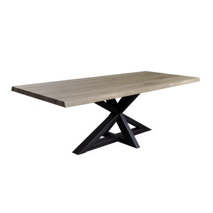 Eettafel eiken DAX, poot metaal