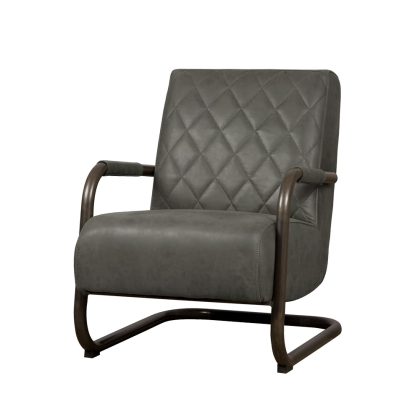 CIVO FAUTEUIL Bull antraciet Towerliving